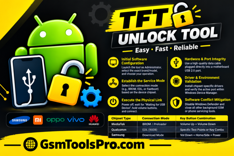 How to Connect Phone to TFT Unlock Tool (1)