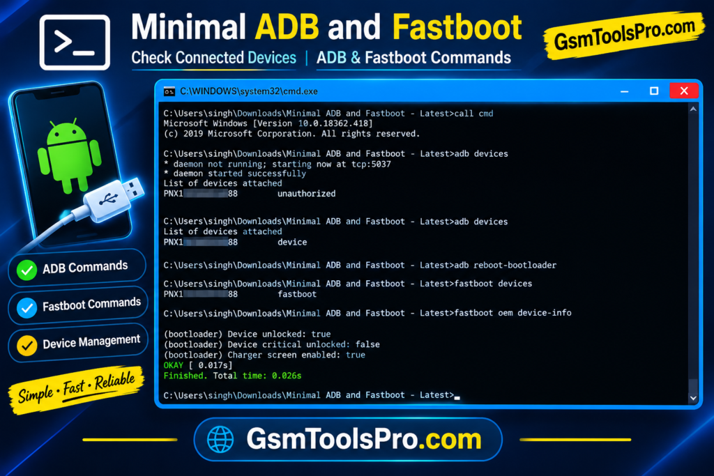Minimal ADB and Fastboot Tool Download Free Setup[Activated].