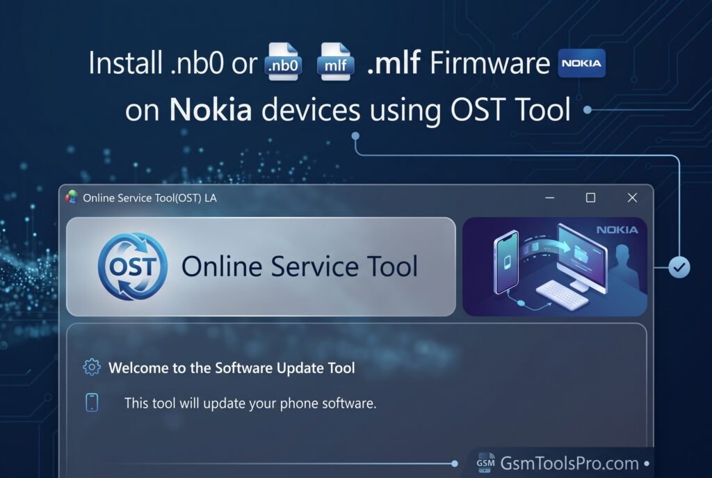 OST Tool V6.3.7 Free Download For Nokia Firmware 2026 [100% Working]