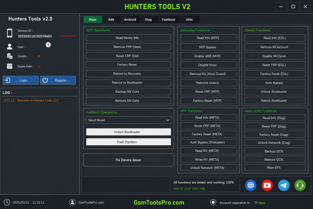 Hunter Tool V4.6.5 Download Free MTK & Qualcomm 2026 [Working Setup]
