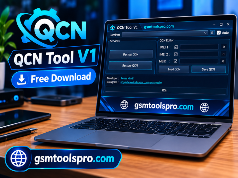 QCN Tool V1 Free Download for QCN Editing & IMEI Repair