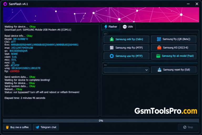 SamFlash Tool v4.1 Download for All Samsung Devices [2026]